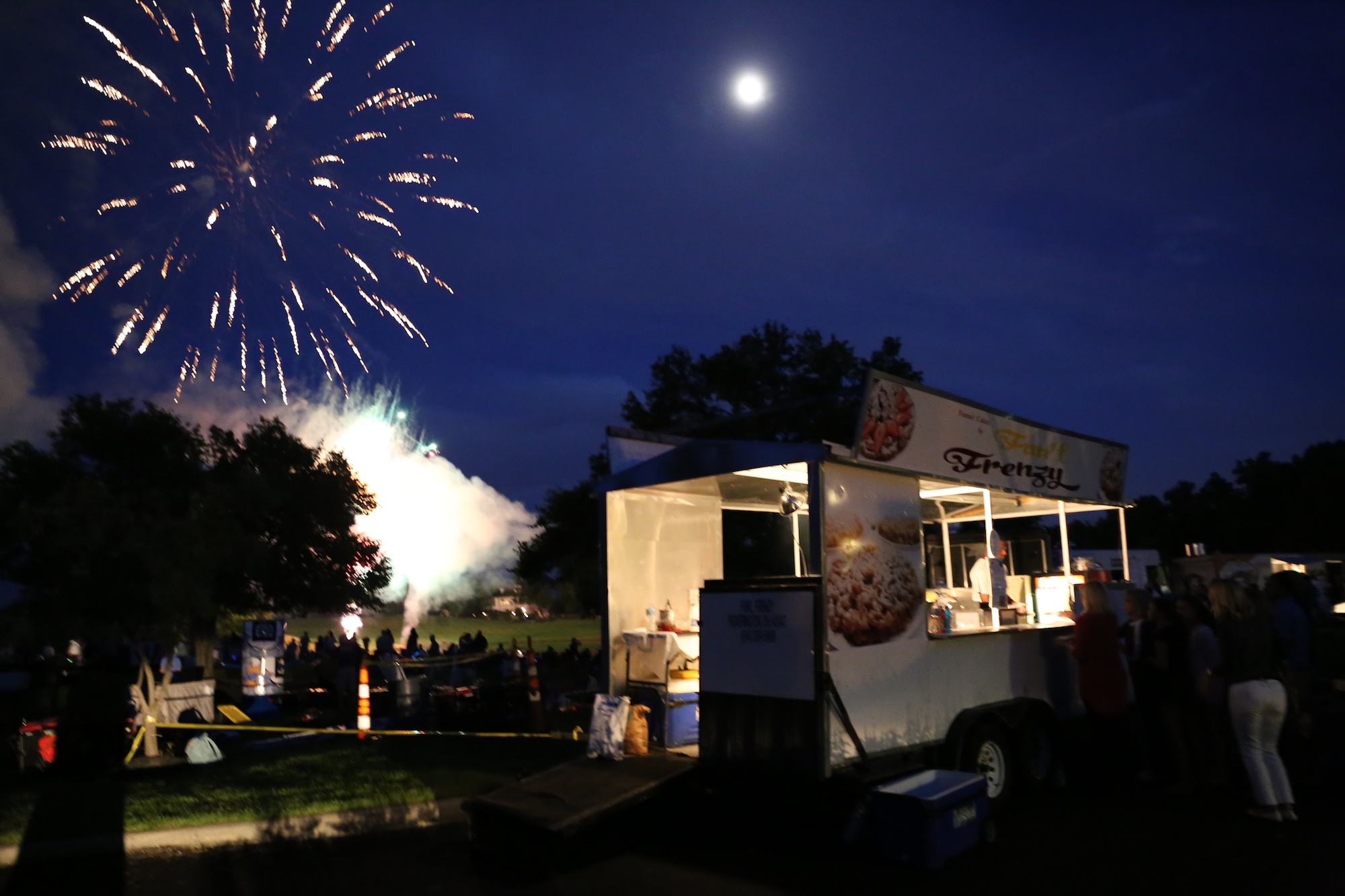Funnel Cake Stand with Fireworks Ruth E. Hendricks Photography