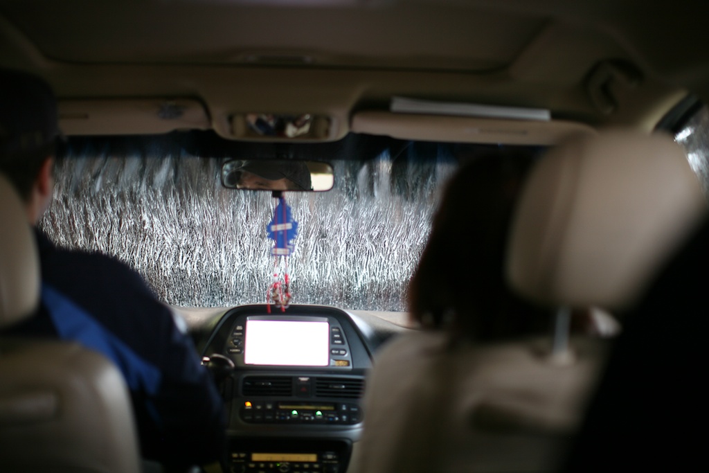 car wash window Ruth E. Hendricks Photography