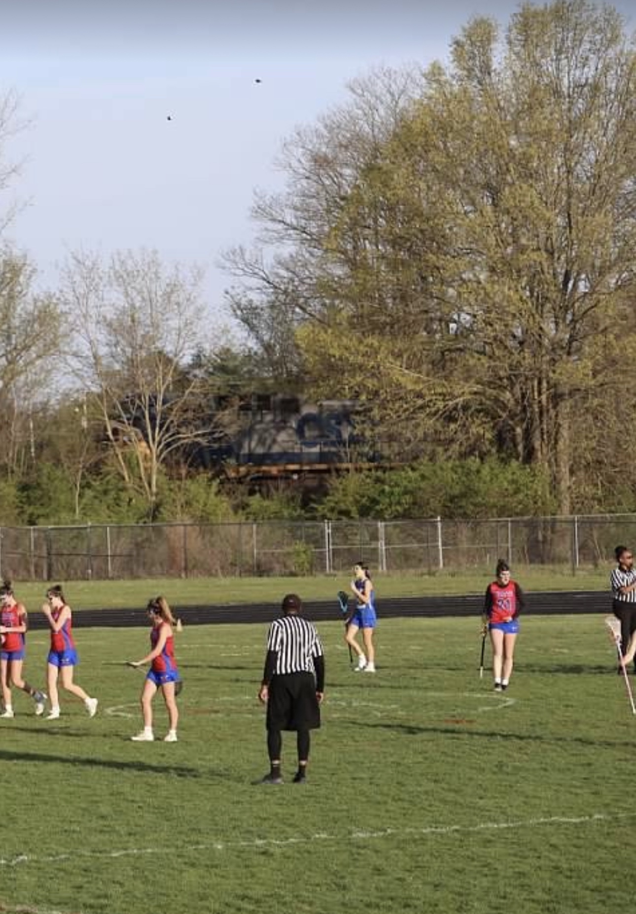Freight Train During Lacrosse Game Ruth E. Hendricks Photography